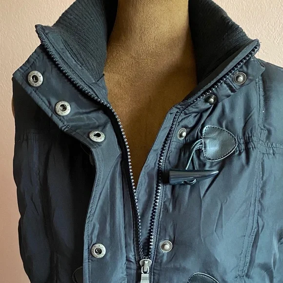 Charter Club Dark Vest with Toggle Closures - Picture 3 of 7